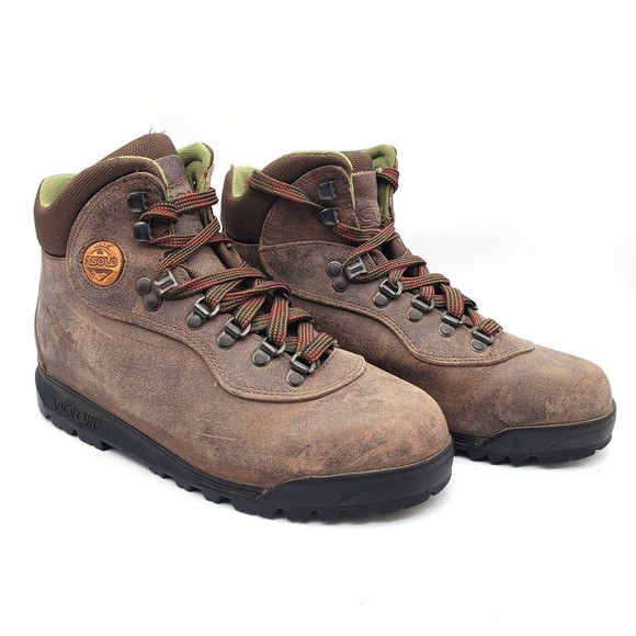 ASOLO Classic Vibram Hiking Boots Brown Suede Leather (Women's US Size 8.5) - Picture 3 of 7